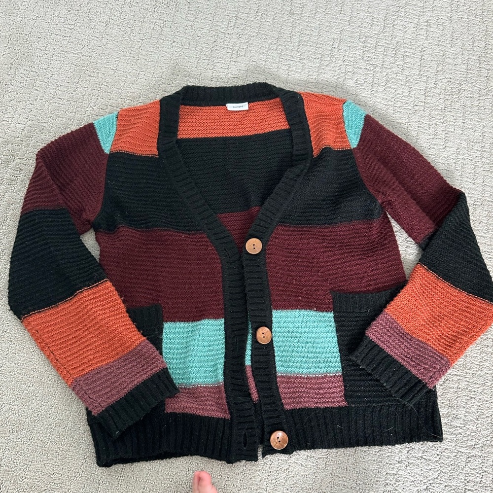 Striped cardigan